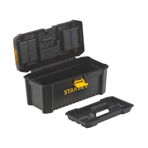 STANLEY SKRZYNKA NARZĘDZIOWA ESSENTIAL ZATRZASKI PLAST 16'' STANLEY SKRZYNKA NARZĘDZIOWA ESSENTIAL ZATRZASKI PLAST 16''