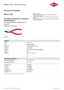 KNIPEX SZCZYPCE DO PIERŚCIENI SEGERA WEWNĘTRZNE 140MM 12-25MM