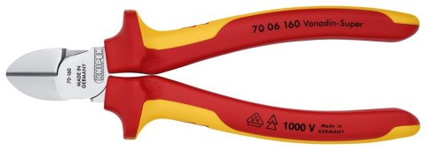 KNIPEX SZCZYPCE TNĄCE BOCZNE IZOLOWANE 160MM KNIPEX SZCZYPCE TNĄCE BOCZNE IZOLOWANE 160MM