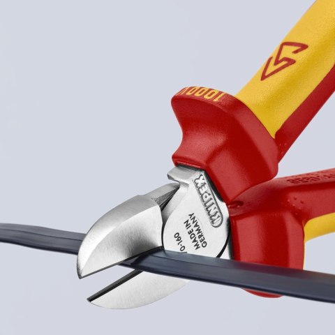 KNIPEX SZCZYPCE TNĄCE BOCZNE IZOLOWANE 160MM KNIPEX SZCZYPCE TNĄCE BOCZNE IZOLOWANE 160MM