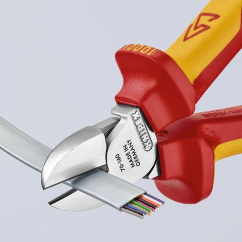 KNIPEX SZCZYPCE TNĄCE BOCZNE IZOLOWANE 160MM KNIPEX SZCZYPCE TNĄCE BOCZNE IZOLOWANE 160MM