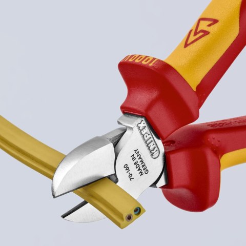 KNIPEX SZCZYPCE TNĄCE BOCZNE IZOLOWANE 160MM KNIPEX SZCZYPCE TNĄCE BOCZNE IZOLOWANE 160MM