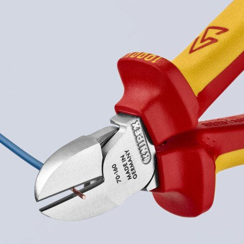 KNIPEX SZCZYPCE TNĄCE BOCZNE IZOLOWANE 160MM KNIPEX SZCZYPCE TNĄCE BOCZNE IZOLOWANE 160MM