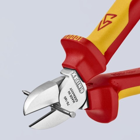 KNIPEX SZCZYPCE TNĄCE BOCZNE IZOLOWANE 160MM KNIPEX SZCZYPCE TNĄCE BOCZNE IZOLOWANE 160MM