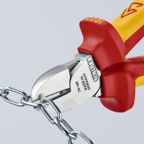 KNIPEX SZCZYPCE TNĄCE BOCZNE IZOLOWANE 160MM KNIPEX SZCZYPCE TNĄCE BOCZNE IZOLOWANE 160MM