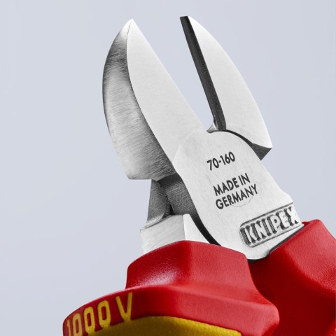 KNIPEX SZCZYPCE TNĄCE BOCZNE IZOLOWANE 160MM KNIPEX SZCZYPCE TNĄCE BOCZNE IZOLOWANE 160MM