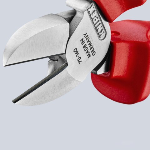 KNIPEX SZCZYPCE TNĄCE BOCZNE IZOLOWANE 160MM KNIPEX SZCZYPCE TNĄCE BOCZNE IZOLOWANE 160MM
