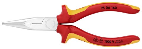 KNIPEX SZCZYPCE TNĄCE PÓŁOKRĄGŁE PROSTE IZOLOWANE 160MM KNIPEX SZCZYPCE TNĄCE PÓŁOKRĄGŁE PROSTE IZOLOWANE 160MM