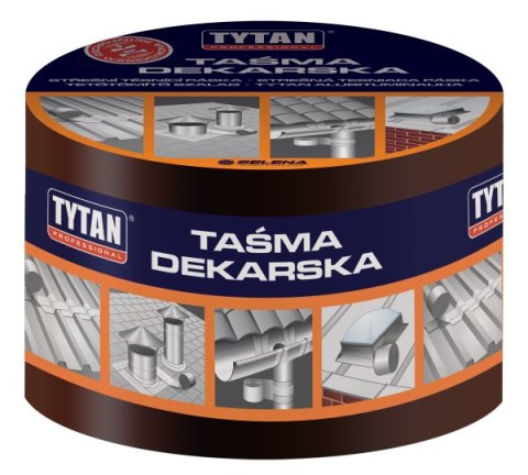 TYTAN TAŚMA USZCZELNIAJĄCA DEKARSKA 15CM*10MB BRĄZOWA TYTAN TAŚMA USZCZELNIAJĄCA DEKARSKA 15CM*10MB BRĄZOWA