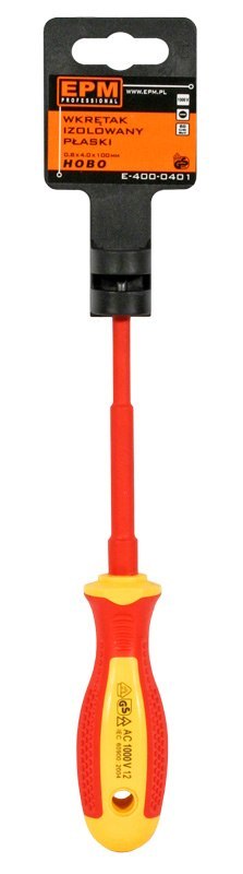 EPM WKRĘTAK IZOLOWANY PŁASKI 1000V 1.2X6.5X150MM EPM WKRĘTAK IZOLOWANY PŁASKI 1000V 1.2X6.5X150MM