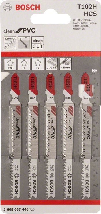BOSCH BRZESZCZOT DO WYRZYNAREK T102H 5SZT. BOSCH BRZESZCZOT DO WYRZYNAREK T102H 5SZT.