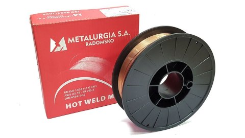 METALURGIA DRUT SPAWALNICZY G3SI1 0.8MM OP. 5KG METALURGIA DRUT SPAWALNICZY G3SI1 0.8MM OP. 5KG