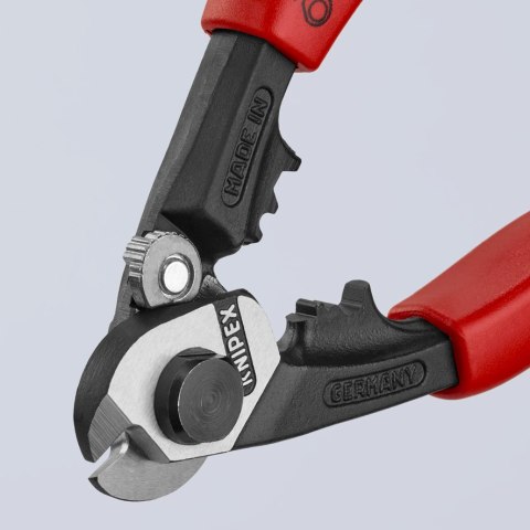 KNIPEX NOŻYCE DO LIN STALOWYCH 190MM. KNIPEX NOŻYCE DO LIN STALOWYCH 190MM.