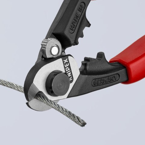 KNIPEX NOŻYCE DO LIN STALOWYCH 190MM. KNIPEX NOŻYCE DO LIN STALOWYCH 190MM.