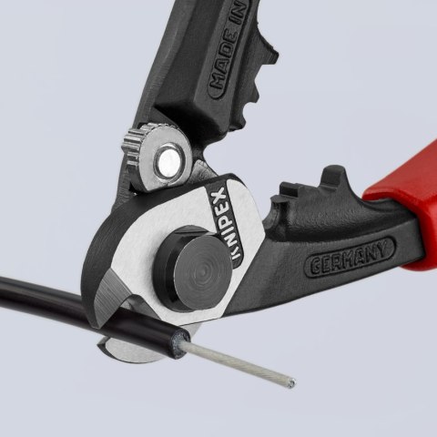 KNIPEX NOŻYCE DO LIN STALOWYCH 190MM. KNIPEX NOŻYCE DO LIN STALOWYCH 190MM.