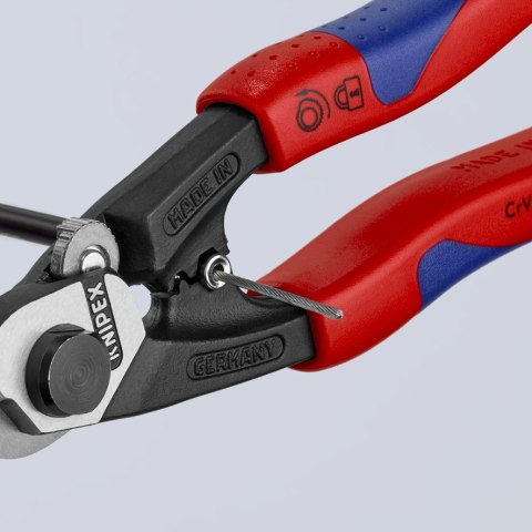 KNIPEX NOŻYCE DO LIN STALOWYCH 190MM. KNIPEX NOŻYCE DO LIN STALOWYCH 190MM.