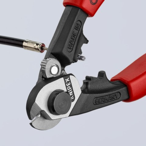 KNIPEX NOŻYCE DO LIN STALOWYCH 190MM. KNIPEX NOŻYCE DO LIN STALOWYCH 190MM.