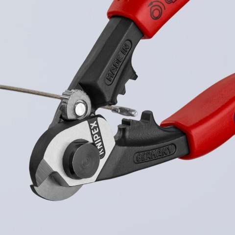 KNIPEX NOŻYCE DO LIN STALOWYCH 190MM. KNIPEX NOŻYCE DO LIN STALOWYCH 190MM.