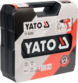 YATO OPALARKA 2000W 50~550°C AKCESORIA WSKAŹNIK LED