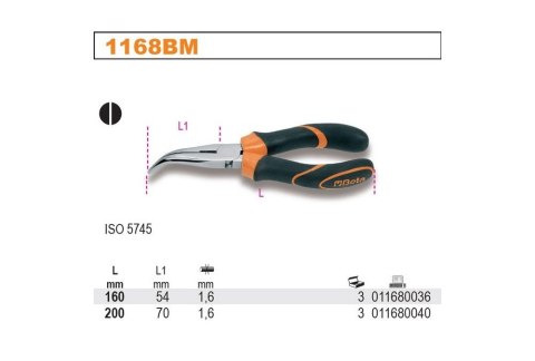 BETA SZCZYPCE PÓŁOKRĄGŁE ODGIĘTE Q-TY BM160MM BLISTER BETA SZCZYPCE PÓŁOKRĄGŁE ODGIĘTE Q-TY BM160MM BLISTER