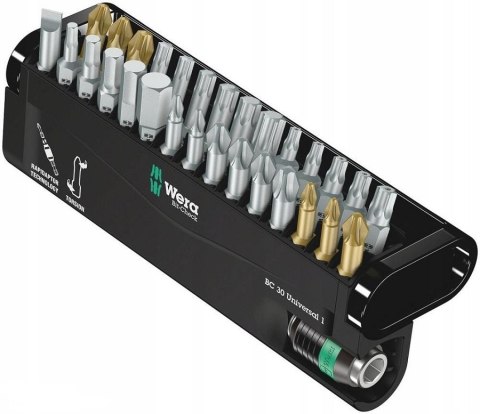 WERA ZESTAW BITÓW 29 SZTUK Z UCHWYTEM RAPIDAPTOR BIT-CHECK+1UN WERA ZESTAW BITÓW 29 SZTUK Z UCHWYTEM RAPIDAPTOR BIT-CHECK+1UN
