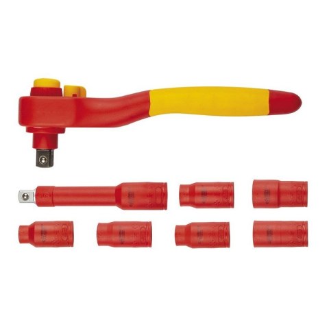 NEO ZESTAW KLUCZY NASADOWYCH 1/2'', 1000V, 8 SZTUK NEO ZESTAW KLUCZY NASADOWYCH 1/2'', 1000V, 8 SZTUK