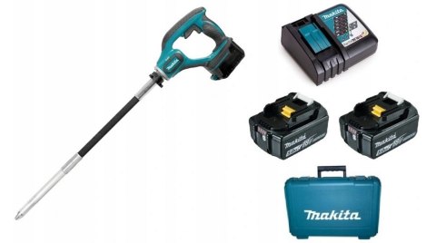 MAKITA AKUMULATOROWY ZAGĘSZCZACZ BETONU 18 V 2*5.0AH LI-ION