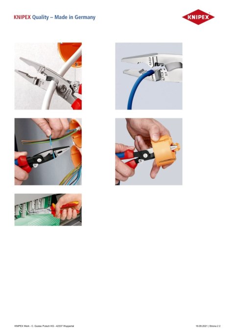 KNIPEX SZCZYPCE DO PRAC ELEKTROINSTALACYJNYCH 200MM KNIPEX SZCZYPCE DO PRAC ELEKTROINSTALACYJNYCH 200MM