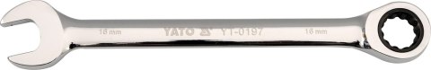 YATO KLUCZ PŁASKO-OCZKOWY Z GRZECHOTKĄ 11MM YATO KLUCZ PŁASKO-OCZKOWY Z GRZECHOTKĄ 11MM