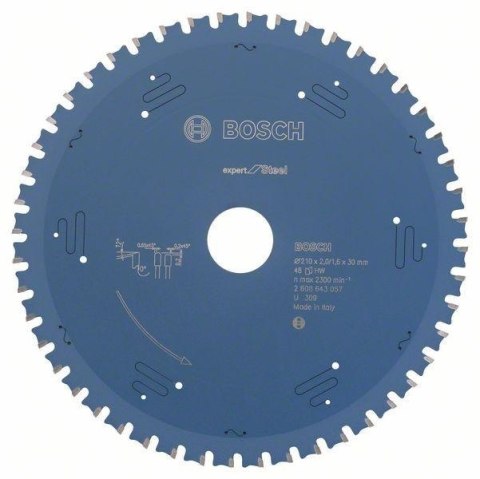 BOSCH PIŁA TARCZOWA EXP/STEEL 210*30*48Z BOSCH PIŁA TARCZOWA EXP/STEEL 210*30*48Z