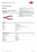 KNIPEX PRECYZYJNE SZCZYPCE DO PIERŚCIENI ZEW.PROSTE 140MM