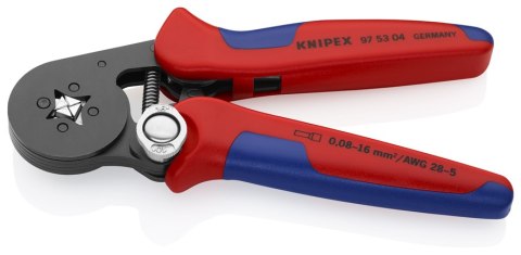 KNIPEX SAMONASTAWNE SZCZYPCE DO ZAGNIATANIA TULEJEK 180MM