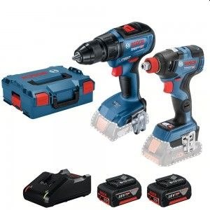 BOSCH ZESTAW 18 V WIERTARKO-WKR. GSR18V-50+KLUCZ GDX18V-200 2*4.0A BOSCH ZESTAW 18 V WIERTARKO-WKR. GSR18V-50+KLUCZ GDX18V-200 2*4.0A