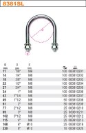 ROBUR CYBANT UCHWYT PRĘTOWY DO RUR M6 33*14MM