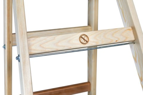 BRAKET DRABINA DREWNIANA BRAKET PREMIUM 2X9 SZCZEBLI 270CM BRAKET DRABINA DREWNIANA BRAKET PREMIUM 2X9 SZCZEBLI 270CM