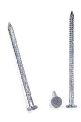 UN GWOŹDZIE WALCOWANE PIERŚCIENIOWO OCYNKOWANE 3.8*90MM