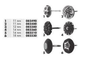 HSI PINEZKI TAPICERSKIE Z ŁBEM OZDOBNYM 12MM 085380 HSI PINEZKI TAPICERSKIE Z ŁBEM OZDOBNYM 12MM 085380
