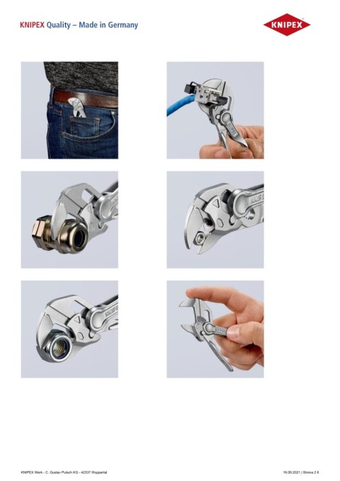 KNIPEX SZCZYPCE-KLUCZ XS KNIPEX SZCZYPCE-KLUCZ XS