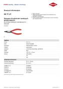 KNIPEX SZCZYPCE DO PIERŚCIENI SEGERA WEWNĘTRZNE PROST.140MM 12-25MM