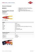 KNIPEX SZCZYPCE PŁASKIE Z TWORZYWA SZTUCZNEGO IZOLOWANE 180MM