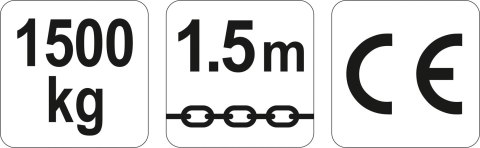 YATO WCIĄGNIK ŁAŃCUCHOWY - DŹWIGNIOWY 1.5T YATO WCIĄGNIK ŁAŃCUCHOWY - DŹWIGNIOWY 1.5T