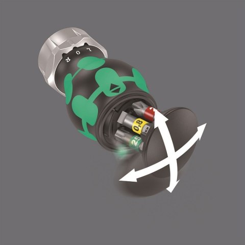 WERA WKRĘTAK KRAFTFORM KOMPAKT Z GRZECHOTKĄ STUBBY Z 6 BITAMI WERA WKRĘTAK KRAFTFORM KOMPAKT Z GRZECHOTKĄ STUBBY Z 6 BITAMI