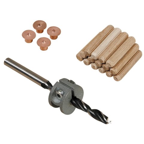 WOLFCRAFT ZESTAW: WIERTŁO, OGRANICZNIK GŁĘB. 4 ZNACZNIKI KOŁKI 10MM WOLFCRAFT ZESTAW: WIERTŁO, OGRANICZNIK GŁĘB. 4 ZNACZNIKI KOŁKI 10MM