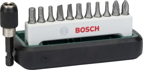 BOSCH 12-CZĘŚCIOWY ZESTAW KOŃCÓWEKS, PH, PZ, HEX, T BOSCH 12-CZĘŚCIOWY ZESTAW KOŃCÓWEKS, PH, PZ, HEX, T