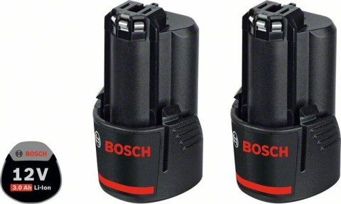 BOSCH AKUMULATORY GBA 12V 2*3.0AH BOSCH AKUMULATORY GBA 12V 2*3.0AH