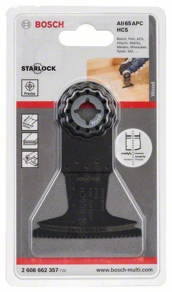 BOSCH BRZESZCZOT HCS AII 65 APC WOOD 40*65MM STARLOCK BOSCH BRZESZCZOT HCS AII 65 APC WOOD 40*65MM STARLOCK