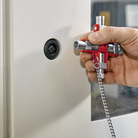 KNIPEX KLUCZ UNIWERSALNY DO WSZYSTKICH STANDARDOWYCH TABLIC ROZDZI. KNIPEX KLUCZ UNIWERSALNY DO WSZYSTKICH STANDARDOWYCH TABLIC ROZDZI.