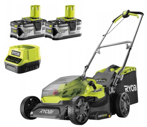 RYOBI KOSIARKA AKUM. DO TRAWY 18V 37CM RY18LM37A-240 2*4.0AH ONE+ RYOBI KOSIARKA AKUM. DO TRAWY 18V 37CM RY18LM37A-240 2*4.0AH ONE+