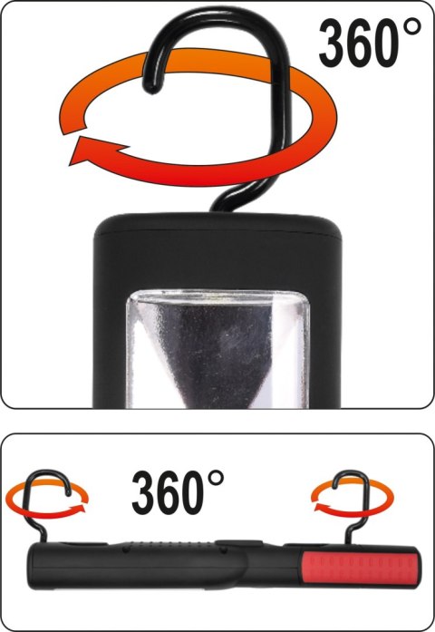 YATO LAMPA WARSZTATOWA 3W COB LED YATO LAMPA WARSZTATOWA 3W COB LED