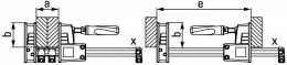 BESSEY ŚCISK STOLARSKI POŁNOWYMIAROWY REGULOWANY 1500*95MM.
